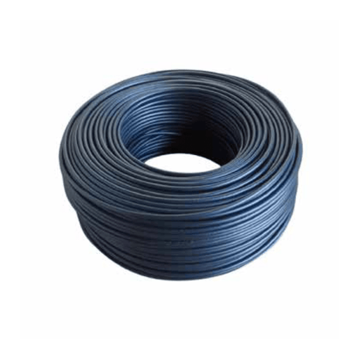 6mm Solar Cable Black - Negative 100m Roll