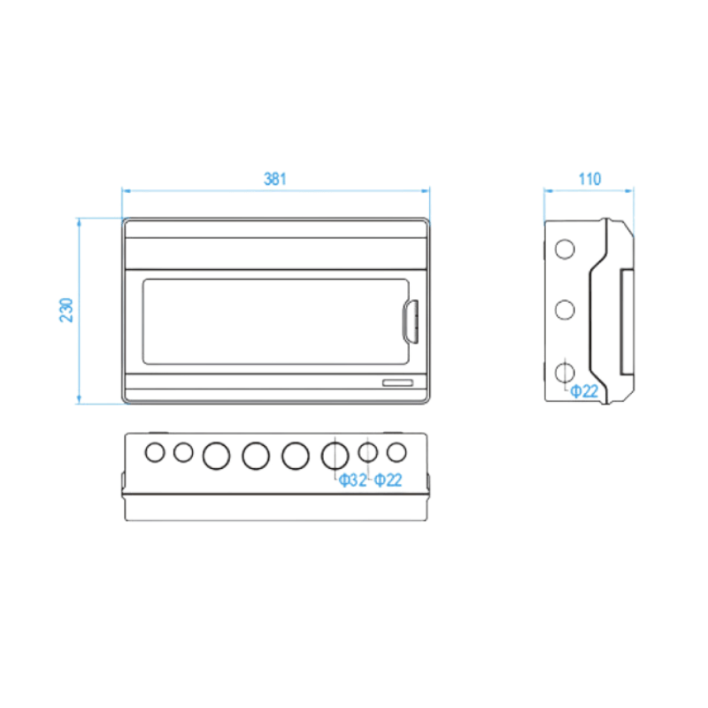 DB 18 Way VOLTA / IP 65/ Wall Mount/ (A Grade)