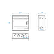 DB 9 Way Box / IP 65/ Wall Mount/ (A Grade)