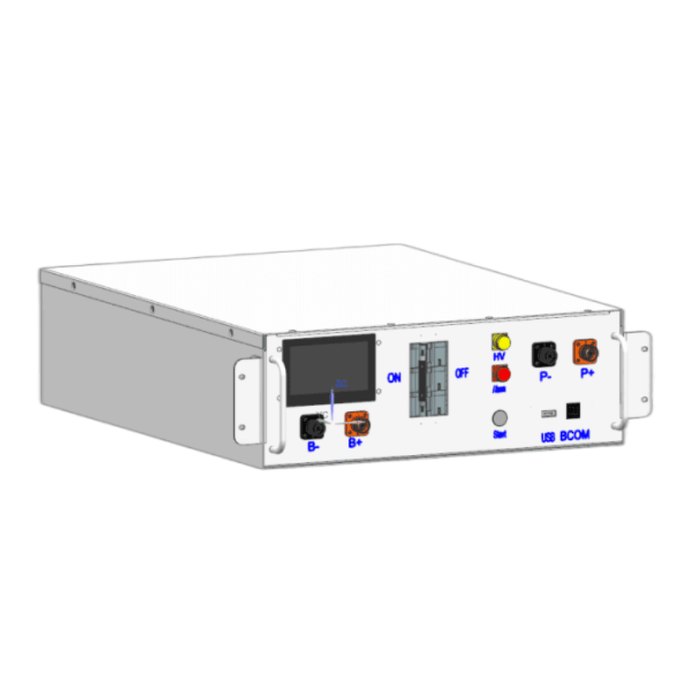 Deye BMU High Voltage Battery Cluster Control Box for BOS-G (HVB750V/100A-EU) - Solartastic